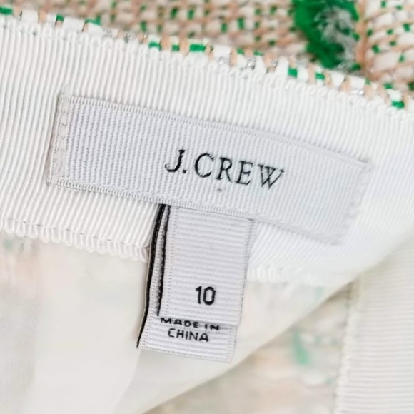J. CREW Postage Stamp Tweed Skirt, Sz 10 (NWOT) - Picture 3 of 8